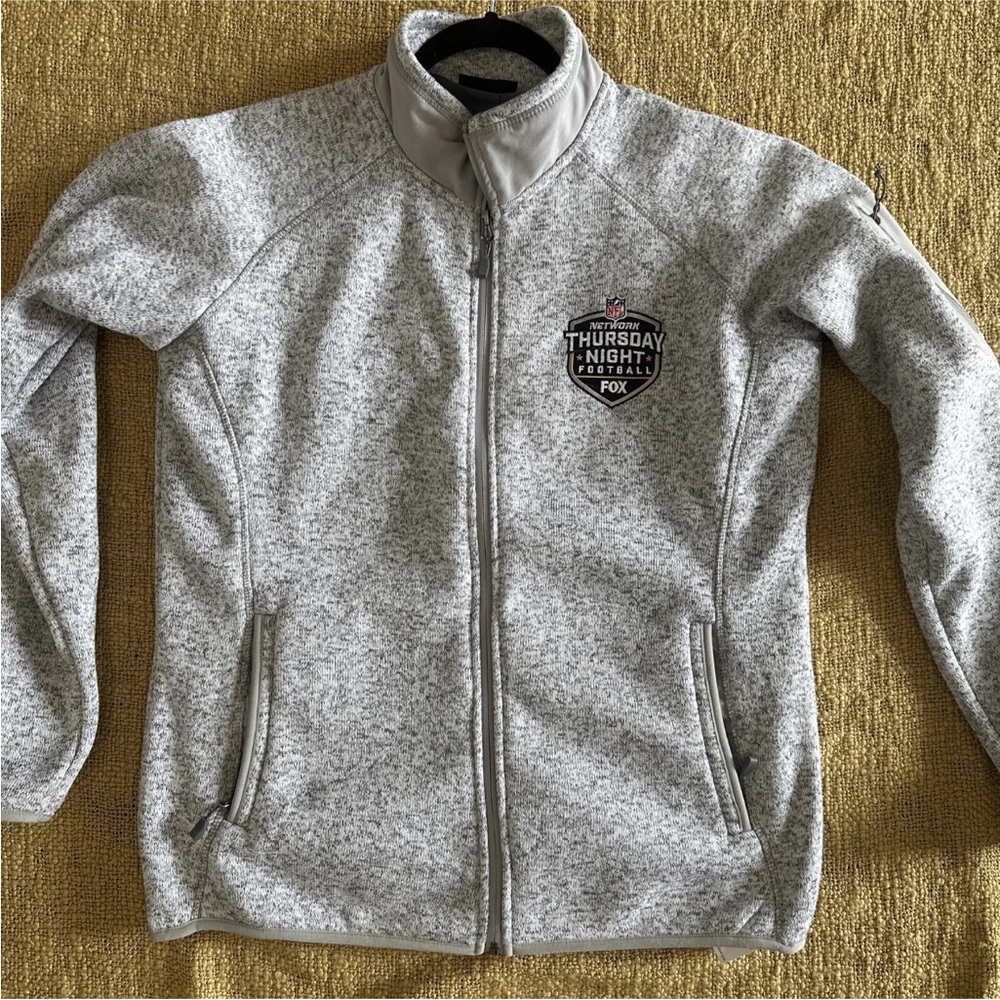 FOX NFL Network Thursday Night Football Light Grey Zip Up Jacket